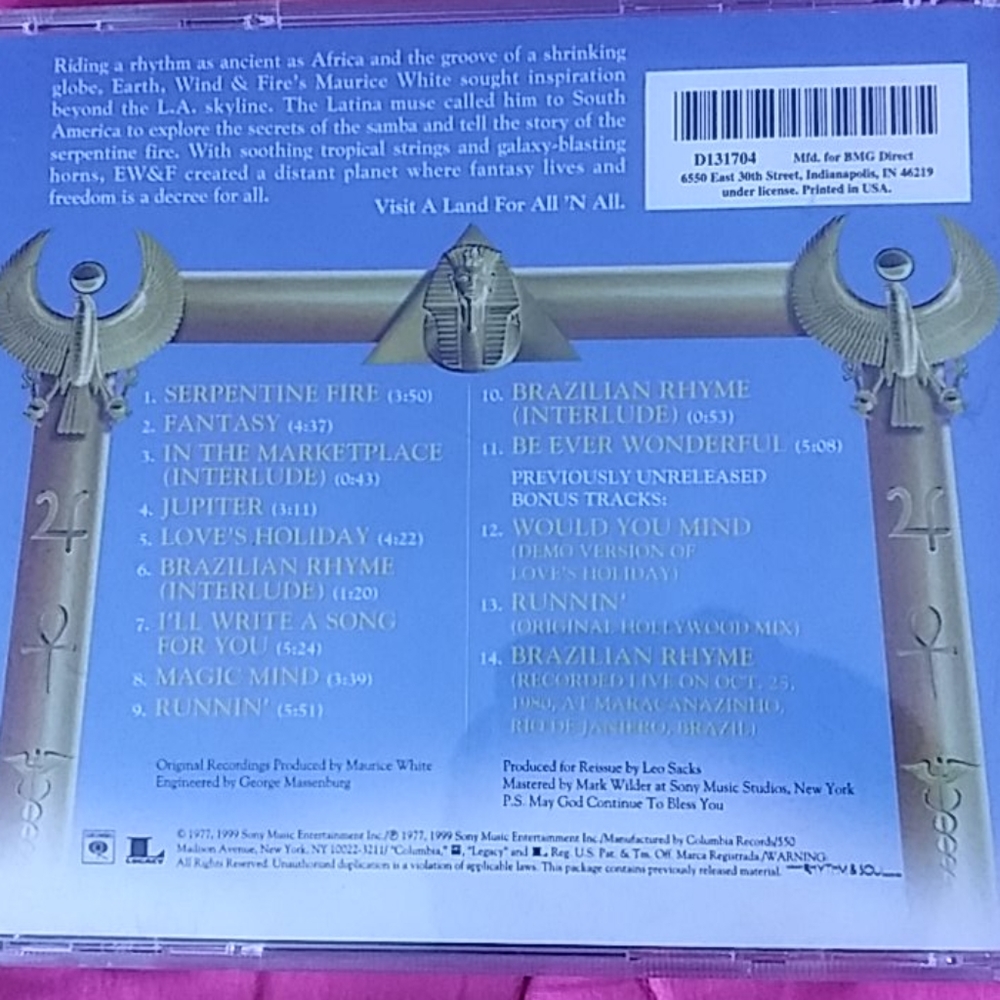 Earth ..wind and fire CD - Picture 3 of 3